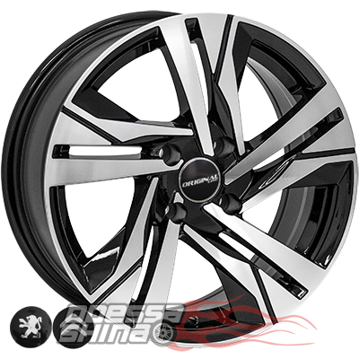 Zorat Wheels BK5543 7x16 5x108 ET38 DIA65.1