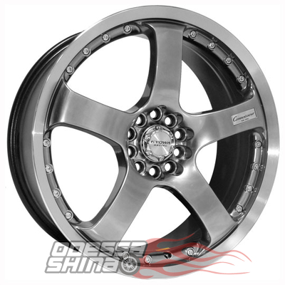 Kyowa Racing KR-208 7.5x18 5x112 ET45 DIA73.1 HPBL