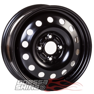Kapitan Dacia Logan 5.5x15 4x100 ET45 DIA60.1 Black