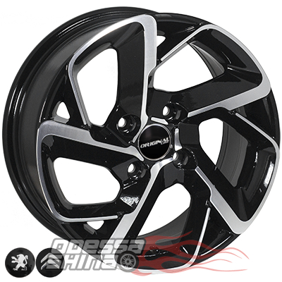 Zorat Wheels BK5714 6.5x15 4x108 ET25 DIA65.1 BP