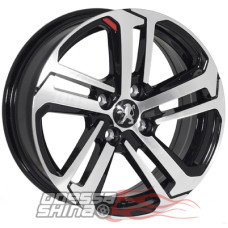 Zorat Wheels ZW-BK5447 6.5x15 4x108 ET25 DIA65.1