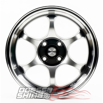 CAST WHEELS CW6088 7x16 4x100 ET35 DIA73.1 HPBL