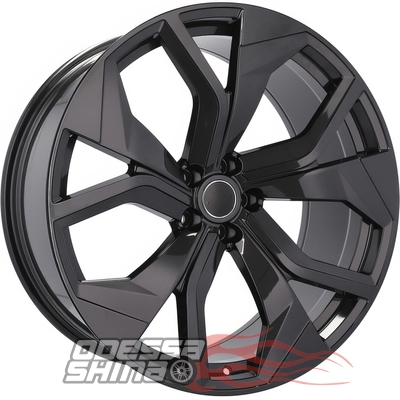 Racing line B1637 10x22 5x112 ET21 DIA66.6 BL