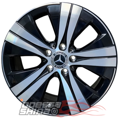 Mercedes OEM A2044017100 7x17 5x112 ET44.5 DIA66.6 Black