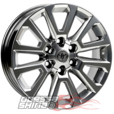Replica TY313 7.5x18 6x139.7 ET25 DIA106.1 Chrome-Sil