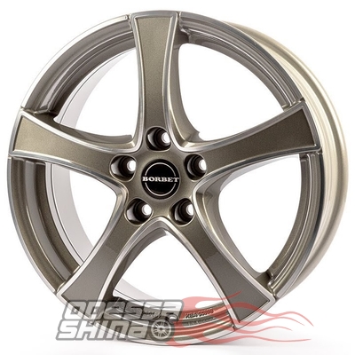 Borbet F2 7.5x18 5x114.3 ET45 DIA60.1 GSP