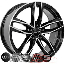 Zorat Wheels BK690 7.5x17 5x112 ET38 DIA66.6 Black