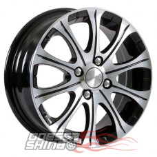 Skad Ганимед 5.5x14 5x100 ET35 DIA67.1 Алмаз черн