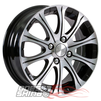 Skad Ганимед 5.5x14 5x100 ET35 DIA67.1 Алмаз черн