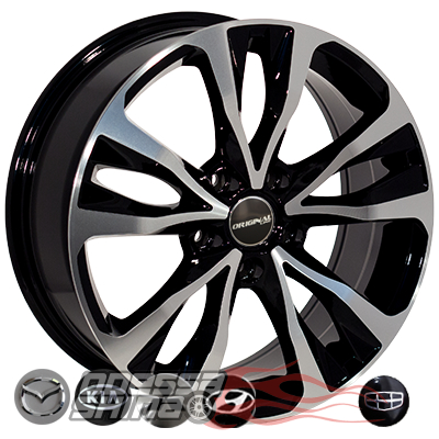 Zorat Wheels BK5212 7x17 5x114.3 ET45 DIA67.1
