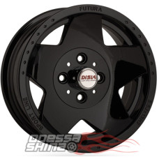 Disla Futura 5.5x13 4x98 ET5 DIA58.6 Black